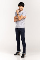 Ash-Grey Basic T-Shirt JCN-SIG-D040